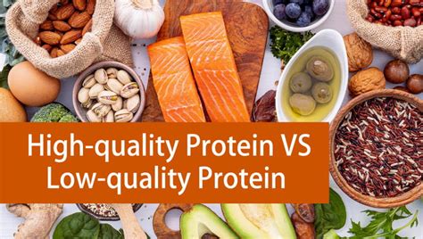 which foods are considered low quality proteins quizlet